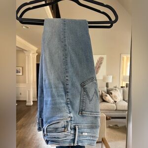 MOTHER mid rise dazzler fray in color blessing in disguise size 26